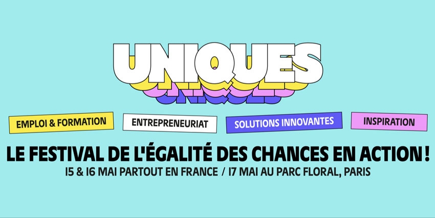 Affiche UNIQUES Le festival de l'égalité des chances en action 